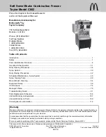 McDonald's C602 Manual предпросмотр