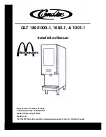 McDonald's Cornelius QLT 180/1000-1 Installation Manual preview