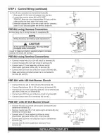 Предварительный просмотр 6 страницы McDonnell & Miller PSE-802-24 Instruction Manual