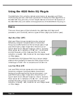 Предварительный просмотр 30 страницы McDowell Signal Processing Retro Pack 4020 Retro EQ User Manual
