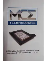 Preview for 1 page of MCE Technologies OptiBay Installation Manual