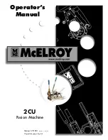 McElroy 2CU Operator'S Manual предпросмотр