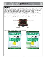 Preview for 11 page of McElroy Datalogger 4 Operator'S Manual Original Operating  Instructions