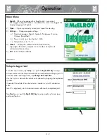 Preview for 12 page of McElroy Datalogger 4 Operator'S Manual Original Operating  Instructions