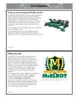 Preview for 3 page of McElroy MegaMc Operator'S Manual