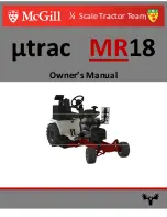 McGill utrac MR18 Owner'S Manual preview