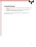 Preview for 2 page of McGill utrac MR18 Owner'S Manual