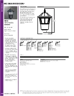 McGraw-Edison MCGRAW-EDISON NHN New Haven Specifications preview