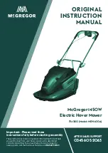 Предварительный просмотр 1 страницы McGREGOR 7543120 Original Instruction Manual