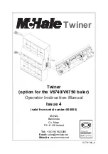 Preview for 1 page of McHale Twiner Operator'S Instruction Manual