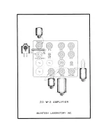 Предварительный просмотр 7 страницы McIntosh 20W-2 Instruction Book