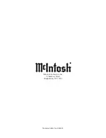 Предварительный просмотр 12 страницы McIntosh 352 Owner'S Manual