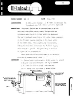 Предварительный просмотр 2 страницы McIntosh C 22 Manual
