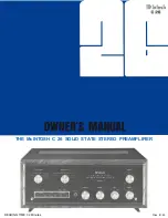 Предварительный просмотр 1 страницы McIntosh C26 Owner'S Manual