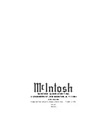 Предварительный просмотр 20 страницы McIntosh C26 Owner'S Manual