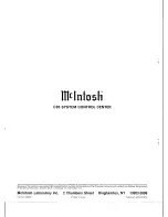 Предварительный просмотр 40 страницы McIntosh C35 - SERVICE Service Manual