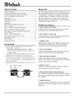 Предварительный просмотр 4 страницы McIntosh C41 Owner'S Manual