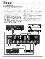 Предварительный просмотр 8 страницы McIntosh C41 Owner'S Manual