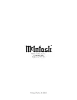 Предварительный просмотр 20 страницы McIntosh C41 Owner'S Manual