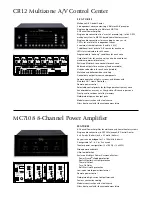 Предварительный просмотр 5 страницы McIntosh CR12 Brochure & Specs