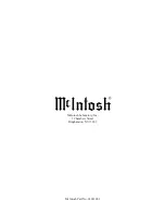 Предварительный просмотр 20 страницы McIntosh CR12 Owner'S Manual