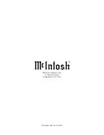 Preview for 28 page of McIntosh CR16 - SERVICE Owner'S Manual