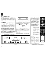 Предварительный просмотр 20 страницы McIntosh D1100 Owner'S Manual