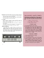 Предварительный просмотр 14 страницы McIntosh MA 5100 Owner'S Manual