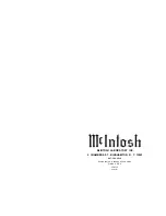 Предварительный просмотр 20 страницы McIntosh MA 5100 Owner'S Manual