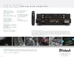 Предварительный просмотр 48 страницы McIntosh MA5200 Owner'S Manual