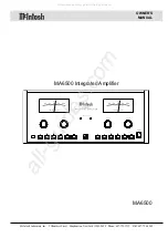 Предварительный просмотр 1 страницы McIntosh MA6500 Owner'S Manual