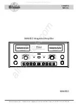 Предварительный просмотр 1 страницы McIntosh MA6850 Owner'S Manual