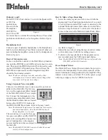 Предварительный просмотр 14 страницы McIntosh MA6900 Owner'S Manual