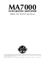 Preview for 36 page of McIntosh MA7000 Service Manual