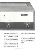 Предварительный просмотр 9 страницы McIntosh MC 2120 Owner'S Manual