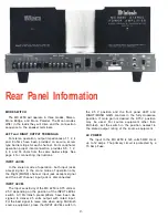 Предварительный просмотр 13 страницы McIntosh MC 2250 Owner'S Manual