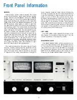 Preview for 10 page of McIntosh MC 2500 Owner'S Manual