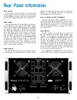 Preview for 12 page of McIntosh MC 2500 Owner'S Manual