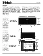 Предварительный просмотр 6 страницы McIntosh MC126 Owner'S Manual