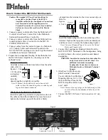 Предварительный просмотр 8 страницы McIntosh MC126 Owner'S Manual