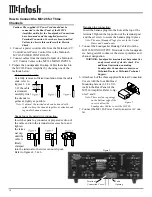 Предварительный просмотр 10 страницы McIntosh MC126 Owner'S Manual