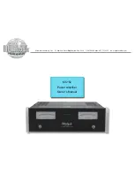 McIntosh MC152 Owner'S Manual предпросмотр