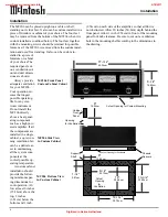 Предварительный просмотр 6 страницы McIntosh MC206 Owner'S Manual