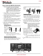 Предварительный просмотр 8 страницы McIntosh MC206 Owner'S Manual