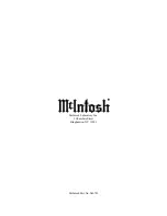 Предварительный просмотр 20 страницы McIntosh MC2102 Owner'S Manual