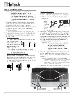 Предварительный просмотр 8 страницы McIntosh MC252 Owner'S Manual