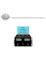 Предварительный просмотр 1 страницы McIntosh MC462 Owner'S Manual