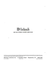 Предварительный просмотр 22 страницы McIntosh MC7150 Service Manual