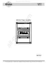 McIntosh MCC82 Owner'S Manual предпросмотр