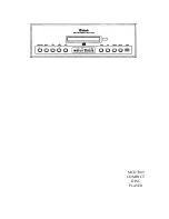 Preview for 1 page of McIntosh MCD 7009 Manual